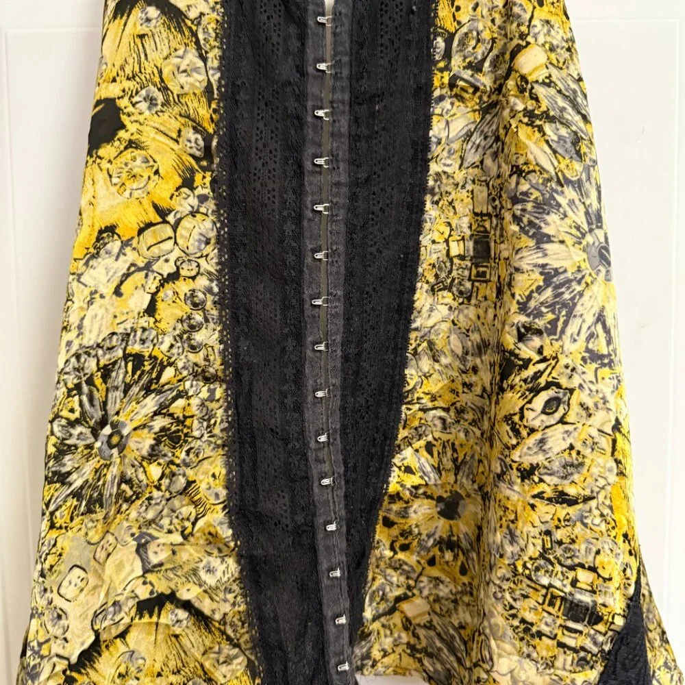 Allen‎ B. by Allen B. Shwartz Blouse SZ Small Whimsigoth Fairy Asymmetrical - Picture 10 of 12